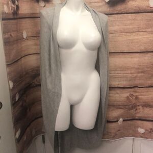 Halston heather grey shrug 